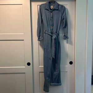 Denim Jumpsuit with Belt- Billabong
